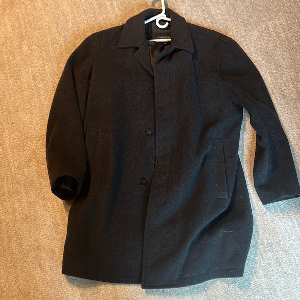 Clairborne Wool Overcoat